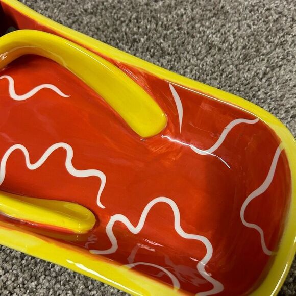 Dennis East Flip Flop Chip & Dip Serving Board Tray - Picture 7 of 7